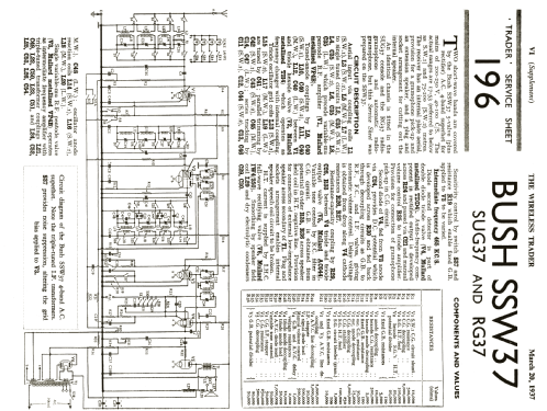 RG37; Bush Radio Ltd.; (ID = 1035359) Radio