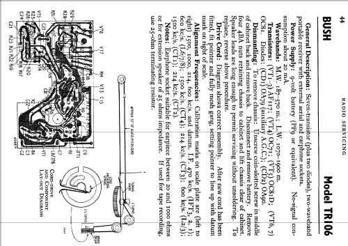 TR106; Bush Radio Ltd.; (ID = 724041) Radio