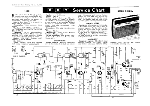 TR106L; Bush Radio Ltd.; (ID = 1334798) Radio