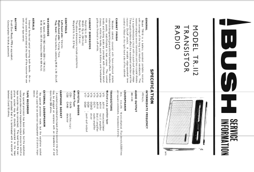 TR112; Bush Radio Ltd.; (ID = 1293617) Radio