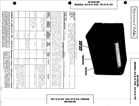 N5-RD-250 Sky Rover Ch= 9022N; Butler Brothers Sky (ID = 508236) Radio