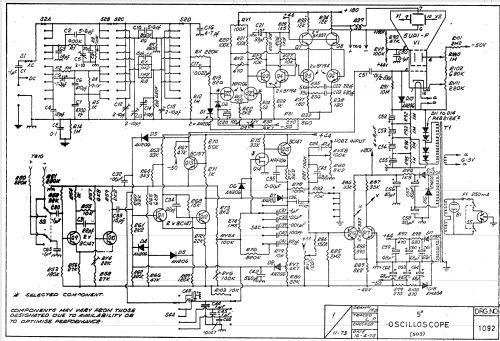 5' Single Beam Oscilloscope 503; BWD Electronics Pty (ID = 2443794) Equipment