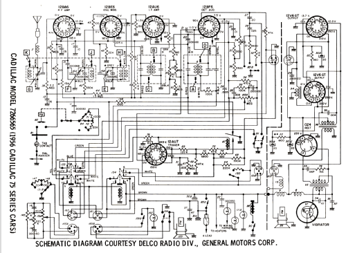 1956 Cadillac 75 Series cars 7266565; Cadillac Div. (ID = 2592842) Car Radio