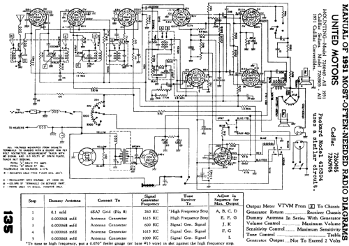 7260905 ; Cadillac Div. (ID = 755986) Car Radio