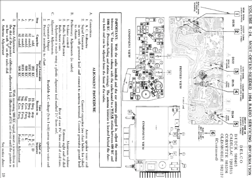 7282315 ; Cadillac Div. (ID = 756035) Car Radio