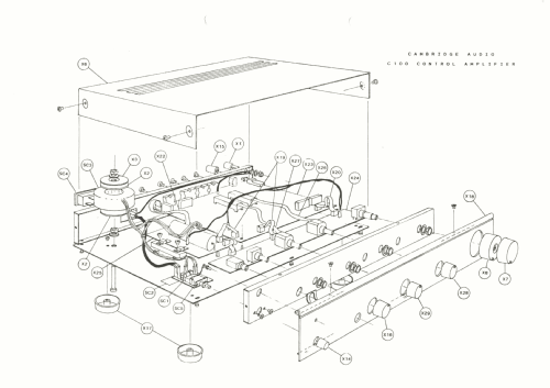 Control Amplifier C100; Cambridge Audio (ID = 2811321) Ampl/Mixer