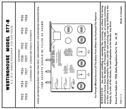 577B ; Canadian (ID = 3075873) Radio