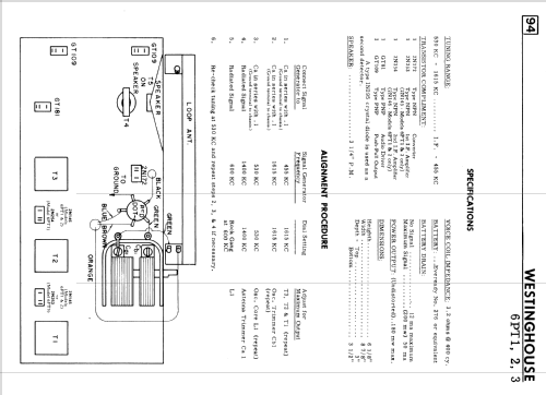 Transistor 6PT1; Canadian (ID = 2257730) Radio