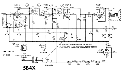 242X Ch= 5B4X; Canadian Admiral Co. (ID = 2805944) Radio