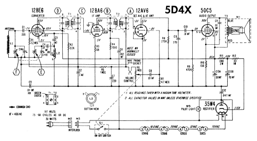 275X Ch= 5D4X; Canadian Admiral Co. (ID = 2805960) Radio