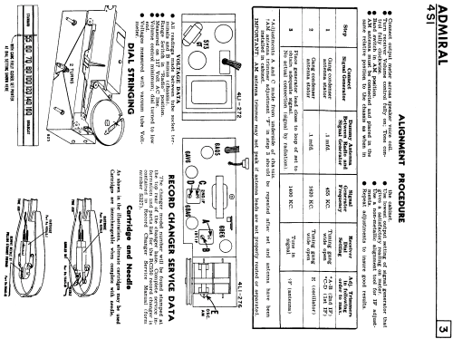 4S15X Ch= 4S1; Canadian Admiral Co. (ID = 810440) Radio