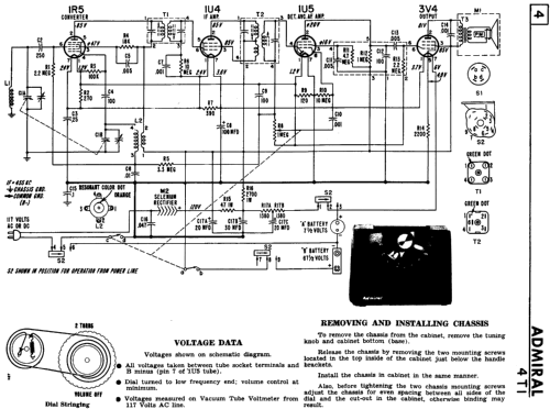 4T11 Ch= 4T1; Canadian Admiral Co. (ID = 810443) Radio