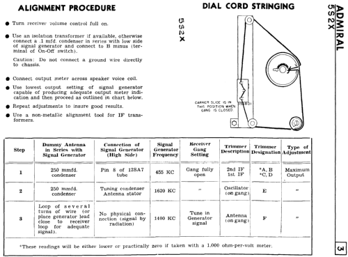 5S2X ; Canadian Admiral Co. (ID = 810522) Radio