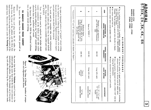 5T38X Ch= 5T3X; Canadian Admiral Co. (ID = 2260590) Radio