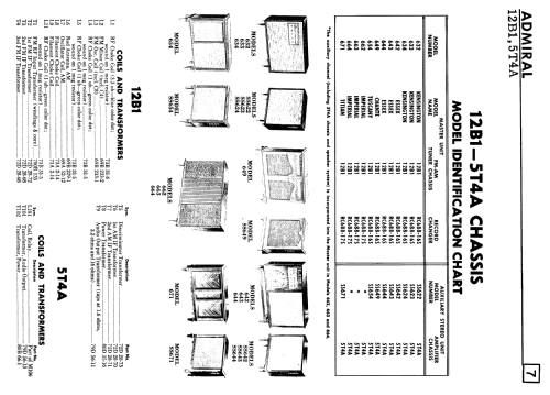 654 Tuscany Ch= 12B1; Canadian Admiral Co. (ID = 2271650) Radio