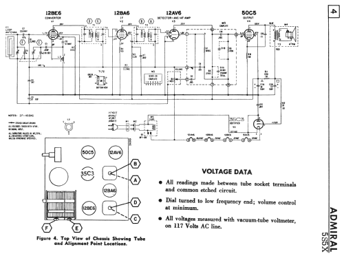 Y3049X Ch= 5S5X; Canadian Admiral Co. (ID = 2276978) Radio