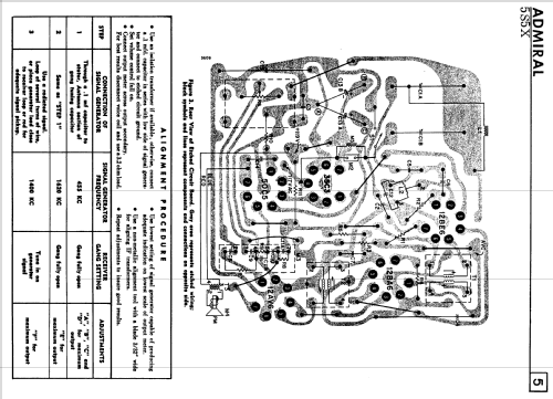 Y3049X Ch= 5S5X; Canadian Admiral Co. (ID = 2276979) Radio