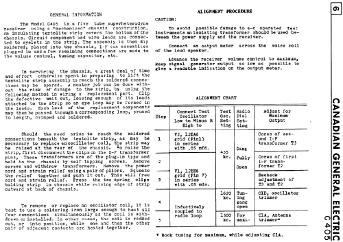 C405 ; Canadian General (ID = 2138687) Radio