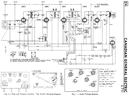 C711 Radio Canadian General Electric Canada C.G.E. or CGE;, build ...