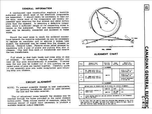 C412 ; Canadian General (ID = 2237053) Radio