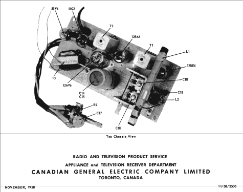 CT125M PS530933; Canadian General (ID = 853603) Radio