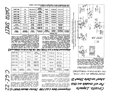 F55-B ; Canadian General (ID = 195187) Radio