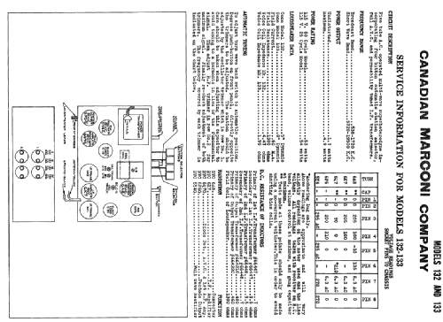 133 ; Canadian Marconi Co. (ID = 2227340) Radio