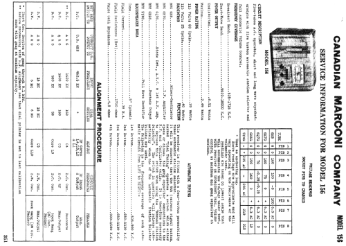 156 ; Canadian Marconi Co. (ID = 2228343) Radio