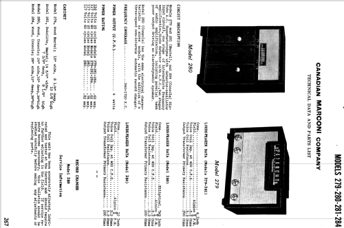 280 ; Canadian Marconi Co. (ID = 1192444) Radio