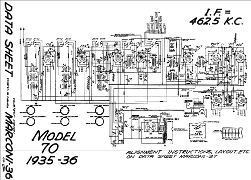 70-AC ; Canadian Marconi Co. (ID = 1603672) Radio