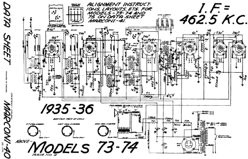 74-AC ; Canadian Marconi Co. (ID = 1603682) Radio