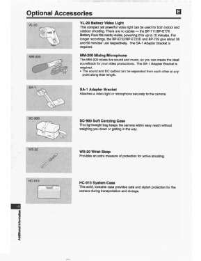 Camcorder UC800; Canon Inc.; Tokyo (ID = 2957444) Sonido-V