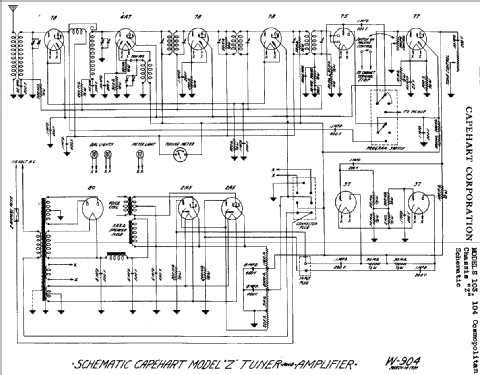 104 Cosmopolitan Ch= Z, W-904; Capehart Corp.; Fort (ID = 357228) Radio