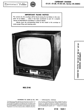 322RAMX Ch= CT-27; Capehart Corp.; Fort (ID = 3023118) Television