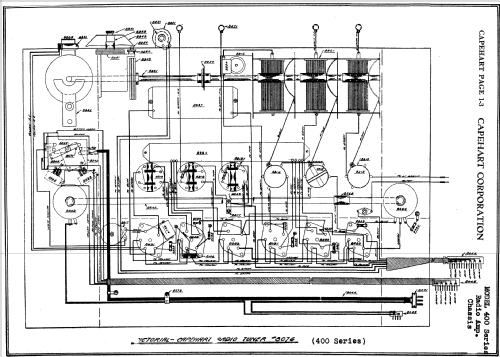 400 Chippendale Ch= 8076, 8078 PSU; Capehart Corp.; Fort (ID = 1298754) Radio