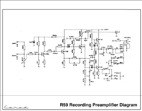 Professional Tape Recorder R59; Carad; Kuurne (ID = 1128139) Reg-Riprod