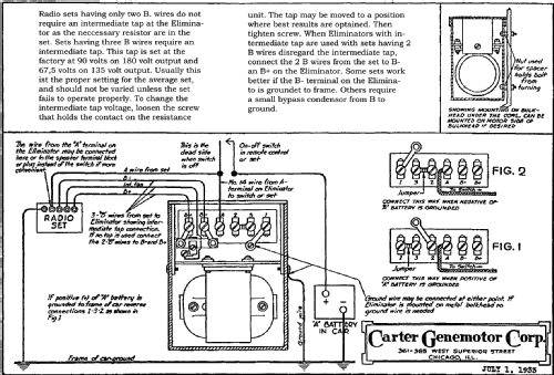 1135-A ; Carter Genemotor (ID = 274265) Power-S