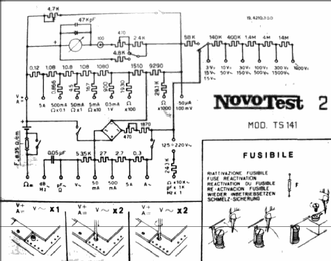 Multimeter Novotest 2 TS141; Cassinelli, S.a.s., (ID = 2021662) Equipment