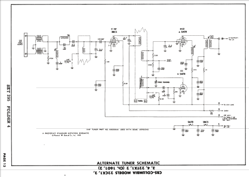 22CX4 Ch= 1602; CBS-Columbia Inc.; (ID = 2657298) Television