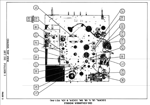 23C49L Ch= 921-94; CBS-Columbia Inc.; (ID = 2645684) Television