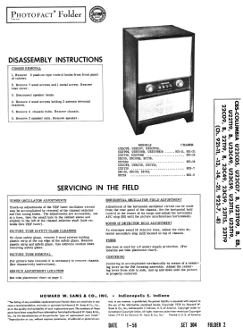 U22T09EB Ch= 921-21; CBS-Columbia Inc.; (ID = 2706195) Television