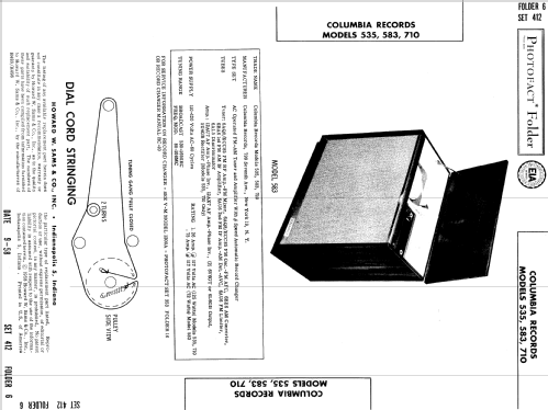 535 ; CBS-Columbia Inc.; (ID = 783583) Radio