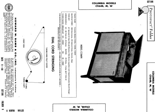 C1164W ; CBS-Columbia Inc.; (ID = 521517) Radio