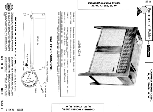 C1166W ; CBS-Columbia Inc.; (ID = 525022) Radio