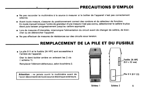 Multimètre numérique de poche CDA17, CDA18, CDA19; CdA, Construction d' (ID = 1818115) Equipment