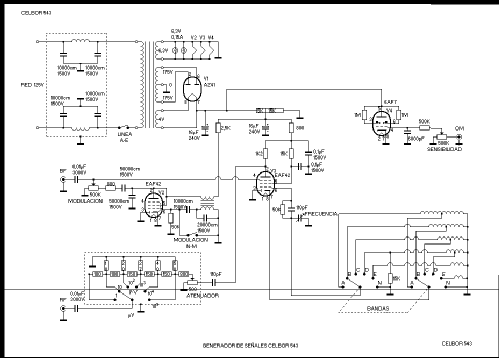 Generador de señales 543; Celbor, Laboratorios (ID = 1901695) Equipment