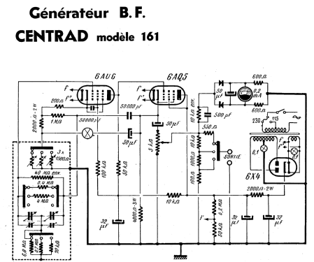 Générateur BF 161; Centrad; Annecy (ID = 1763439) Equipment