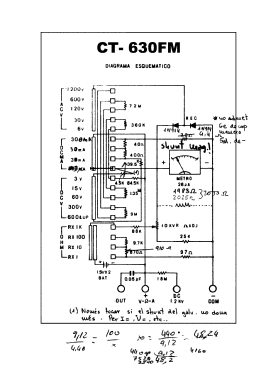 Analog Multimeter CT-630FM; Central Co. Ltd.; (ID = 2906586) Equipment