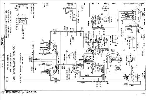 Multiphase Exciter 20-A; Central Electronics (ID = 1672256) Amateur-T