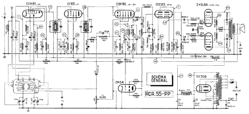 RCR 55 PP; Central-Radio; Paris (ID = 497699) Radio